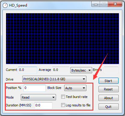 HD Speed(磁盘读取速度测试)