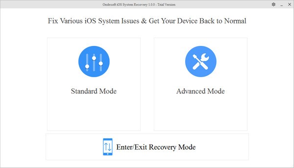 Ondesoft iOS System Recovery中文破解版 V1.0.0