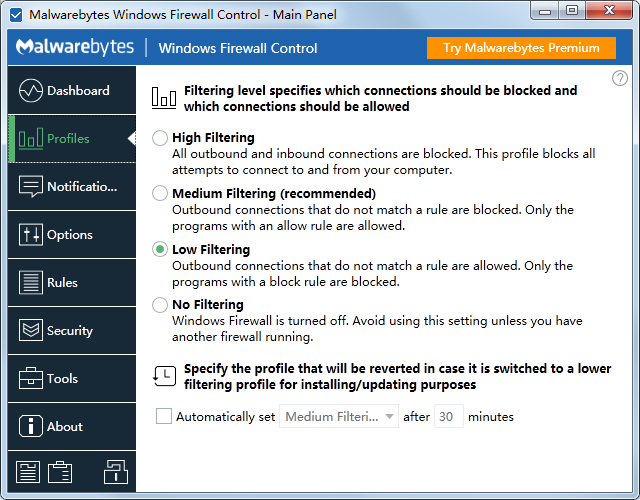 Windows Firewall Control