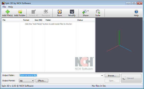 NCH Spin 3D Plus特别版(3D 网格转换器) V5.22