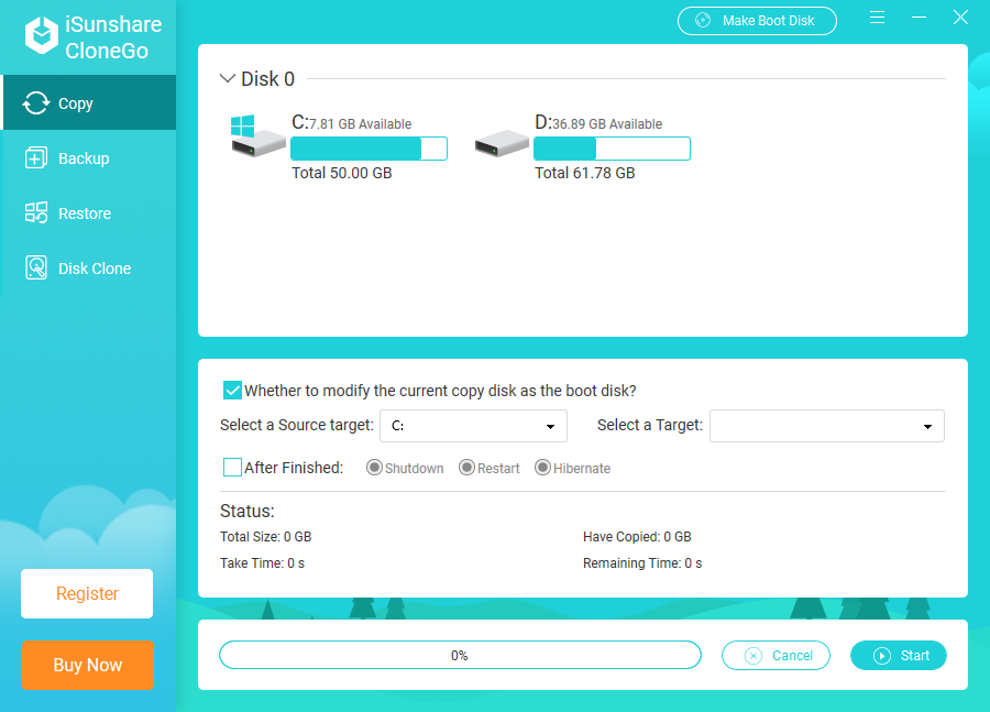 iSunshare CloneGo破解版 V3.0.3.5