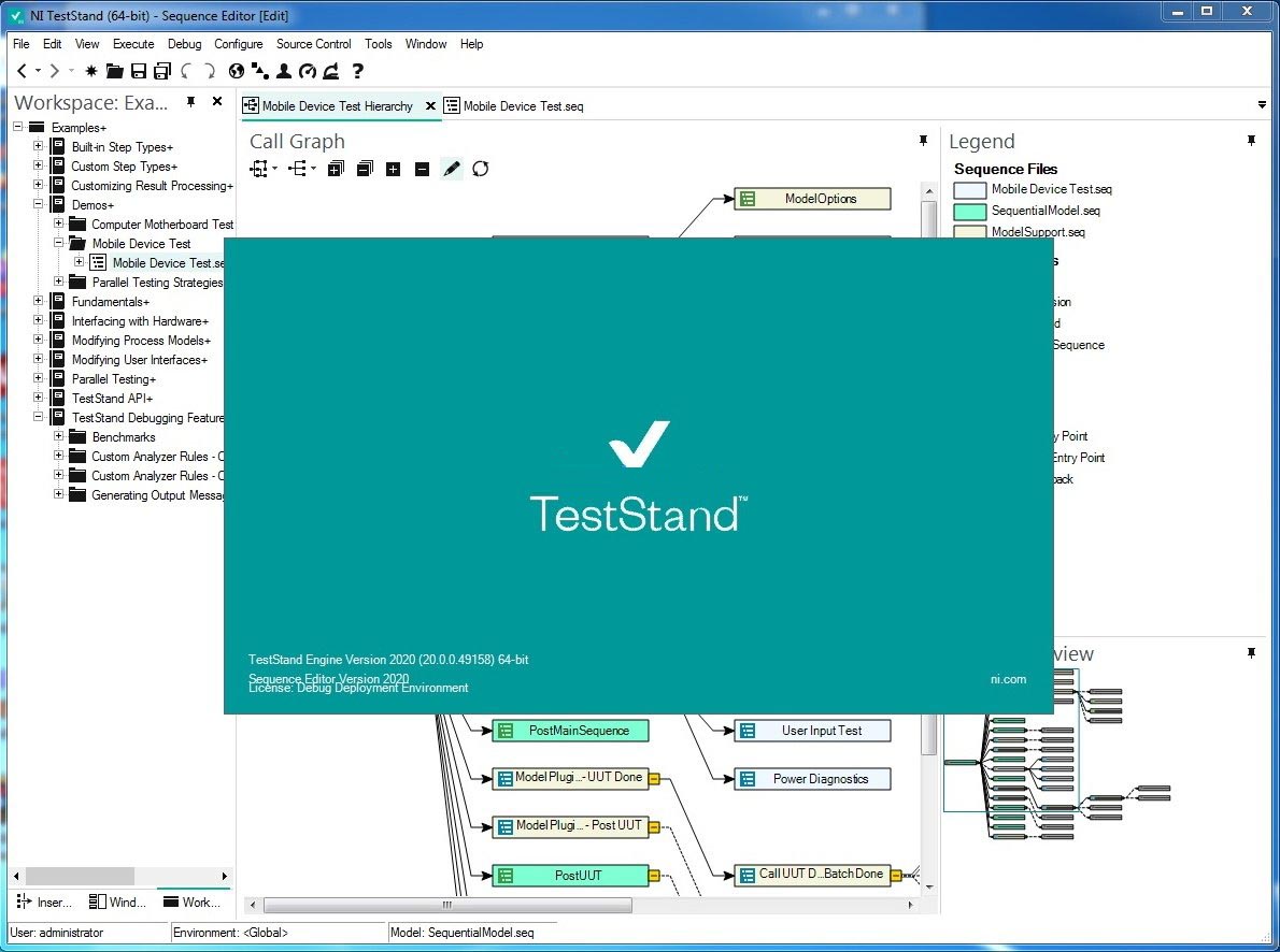 NI TestStand 2020中文破解版 V20.0