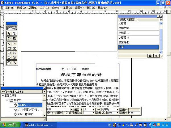 PageMaker中文破解版 V6.5