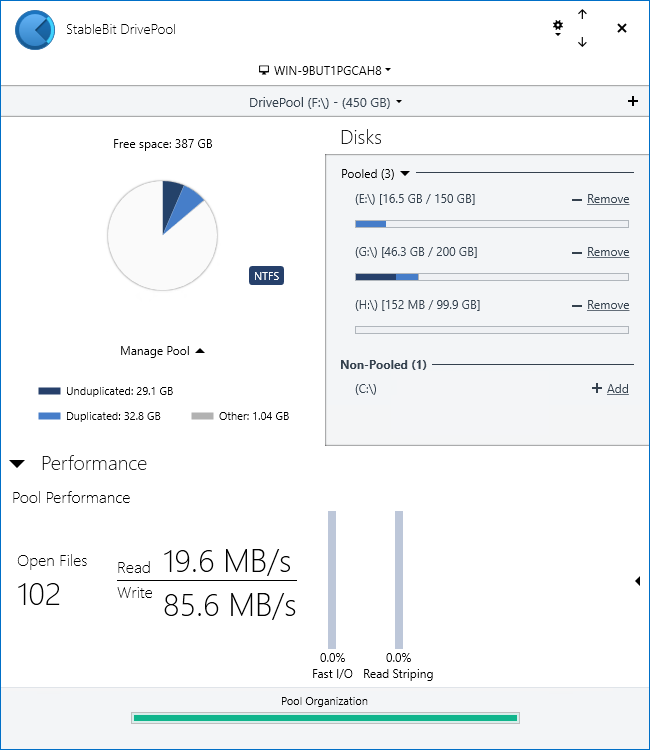 StableBit DrivePool破解版(文件复制的磁盘) V2.3.1