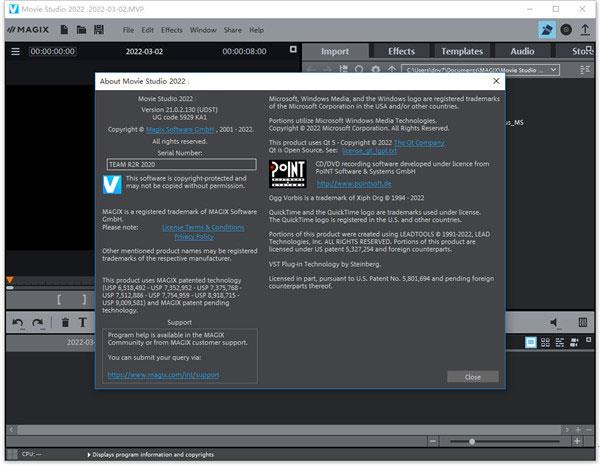 magix movie studio 2022破解版 V21.0.2.130