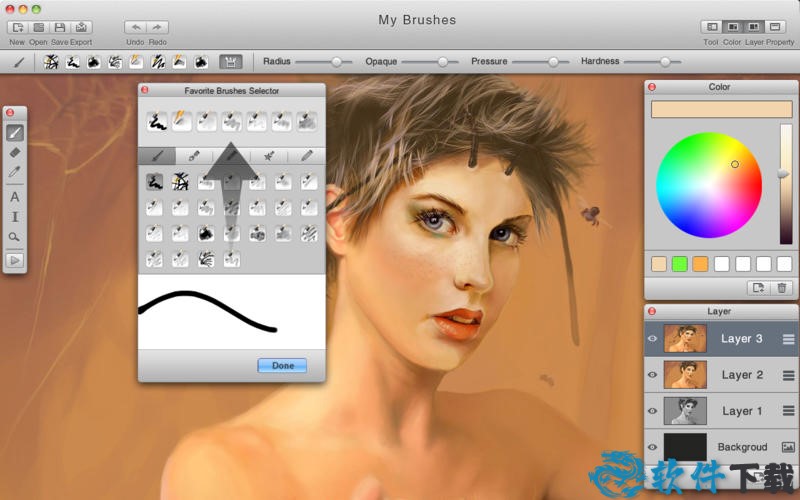 我的画笔Mybrushes for Mac截图5
