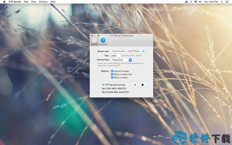 FTP server mac版下载安装