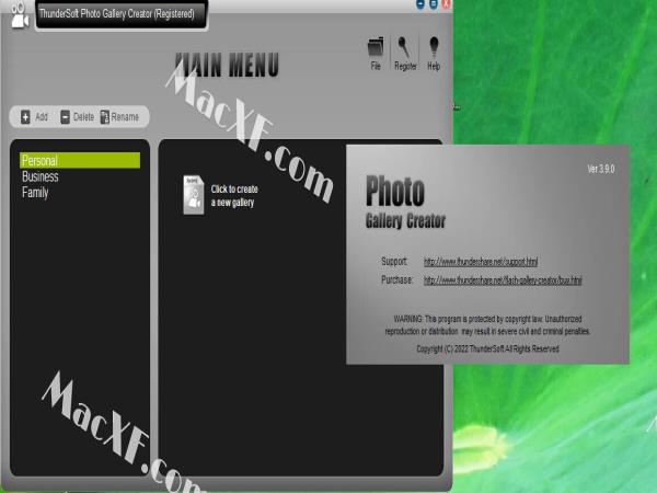 ThunderSoft Photo Gallery Creator(影集制作工具)v3.9.0激活破解版