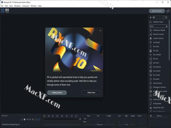 iZotope RX 10 (专业的音频降噪修复软件)v10.0 破解版