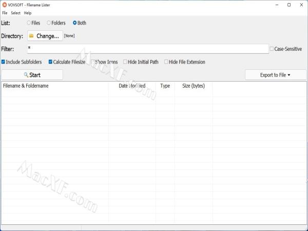 VovSoft Filename Listerv4.0.0.0便携版