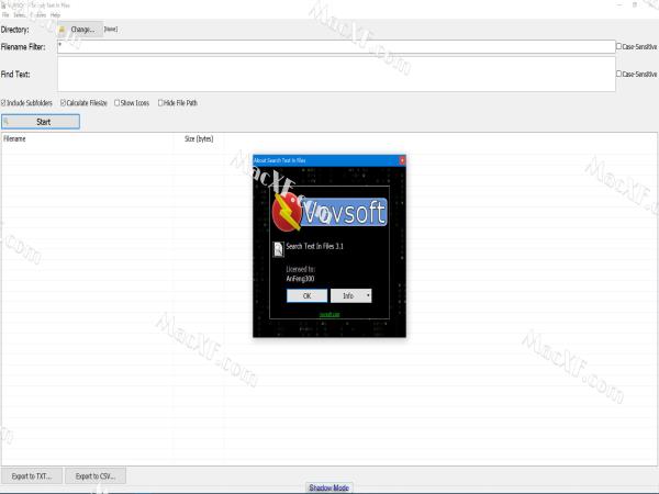 VovSoft Search Text in Files(文件搜索工具)v3.1激活版