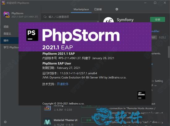 jetbrains phpstorm 2021 中文破解版