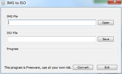 IMG to ISO(IMG转iso工具)V3.1绿色汉化版