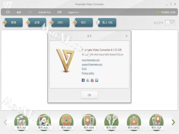 Freemake Video Converter v4.1. 激活版