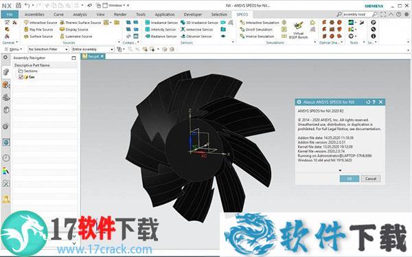 ANSYS SPEOS 2020 R2 中文破解版(附安装教程+安装包)