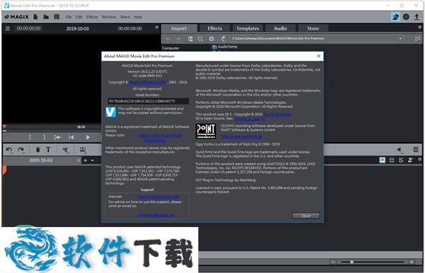 MAGIX Movie Edit Pro 2021 Premium v20.0.1.65中文免费版