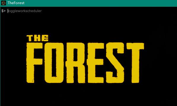 森林控制台怎么打开