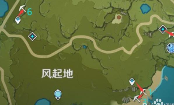 《原神》2.6版黑铁矿速挖路线整理